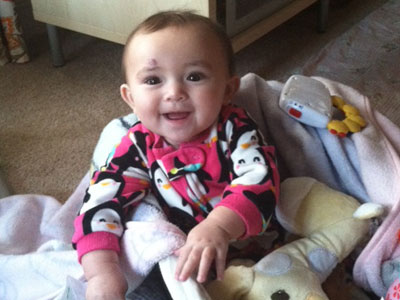 Olive Leuten, age 7-months