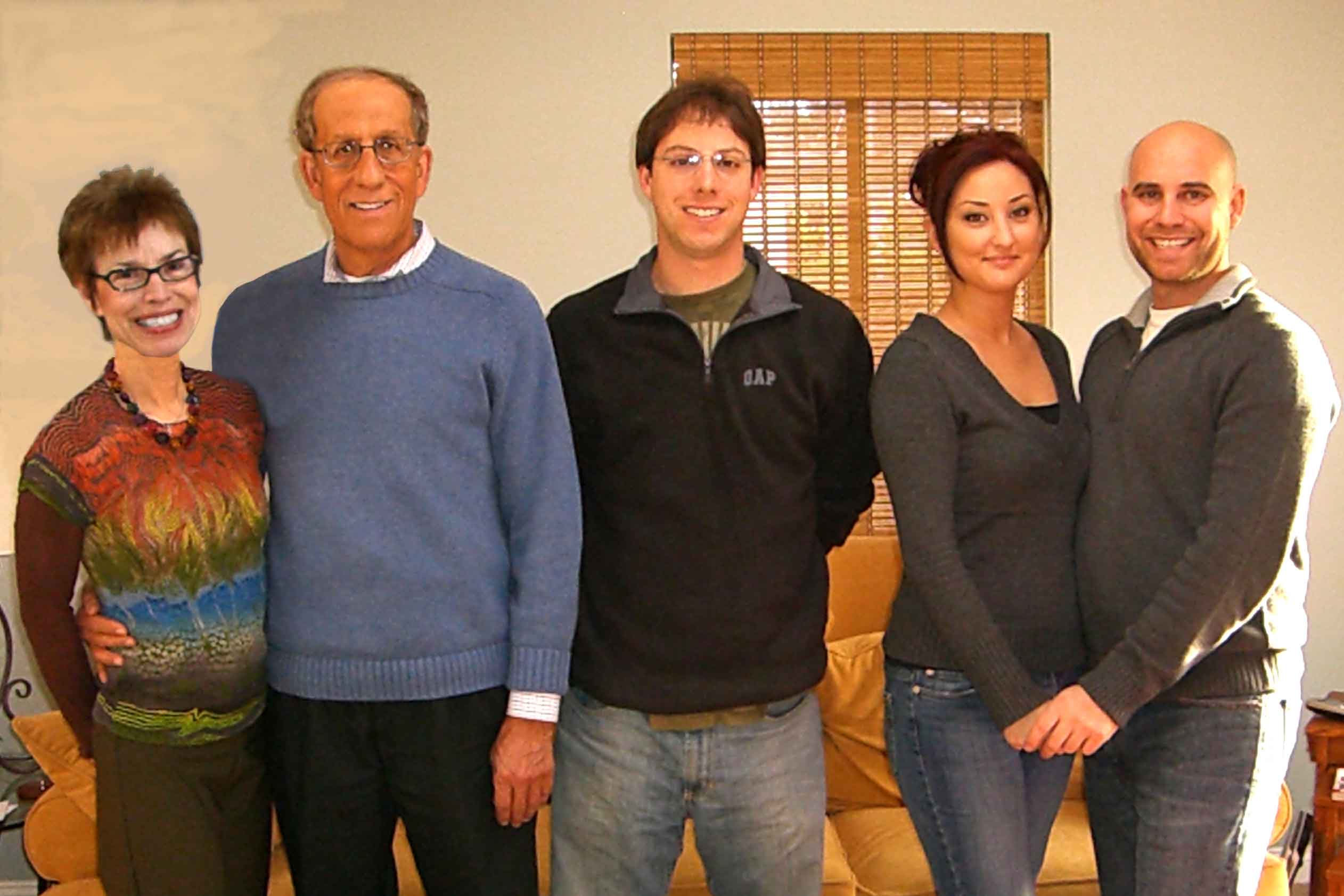 My Family - Sally, Bob, Tyler, Stacy (Brian's girl friend), and Brian