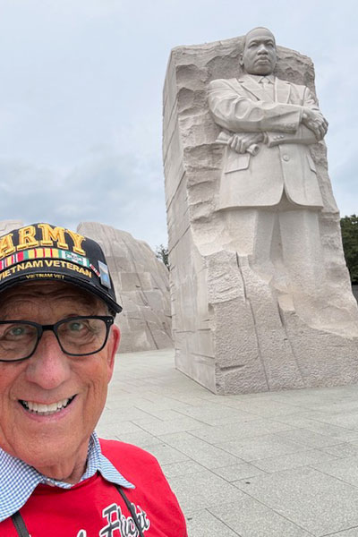 Selfie at the MLK Jr Memorial Selfie at the MLK Jr Memorial