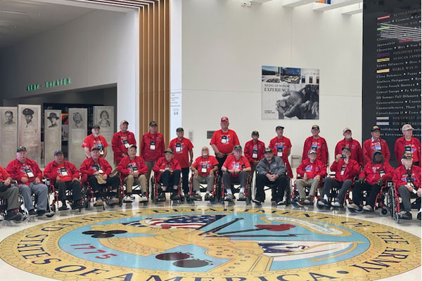 Veterans at the Army Museum Veterans at the Army Museum